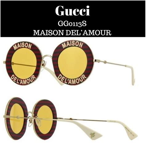 Gucci Eyewear Maison De L'Amour Round Sunglasses